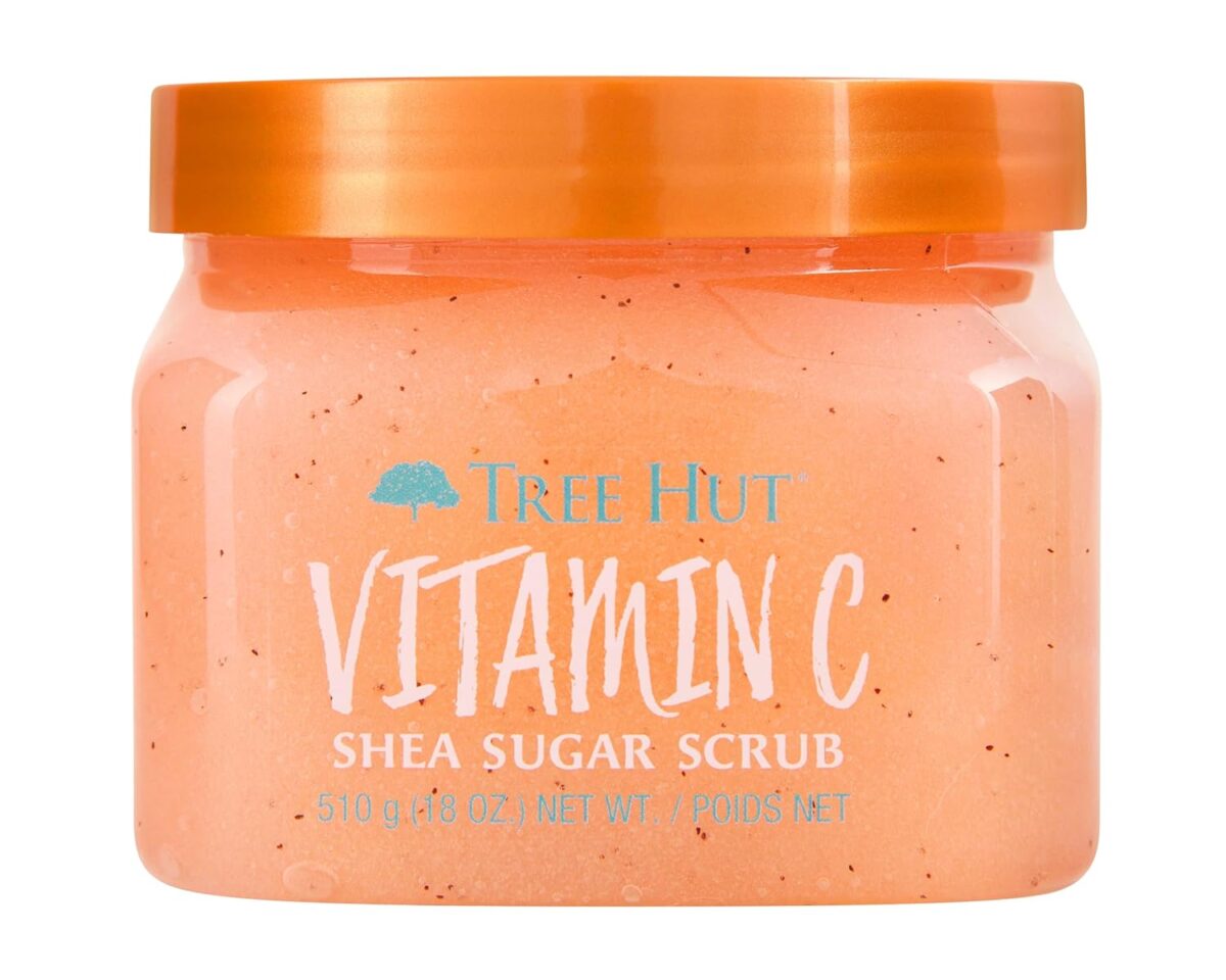 Tree Hut Vitamin C Shea Sugar Scrub, 18 oz, Ultra Hydrating and Exfoliating Scrub for Nourishing Essential Body Care - Image 1