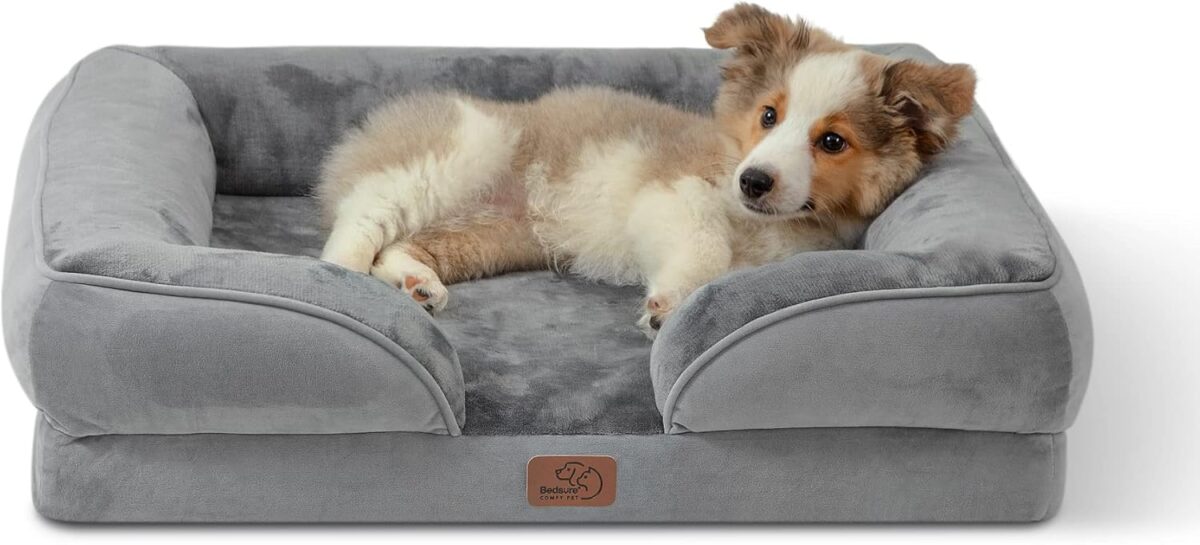 Bedsure Orthopedic Dog Bed for Medium Dogs - Image 1