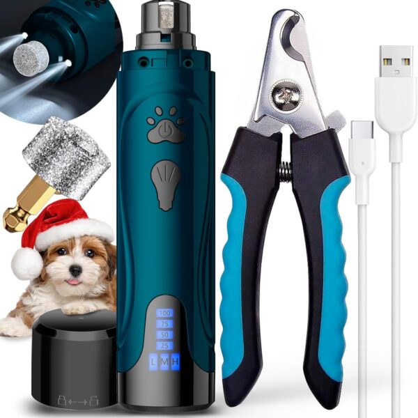 Dog Nail Grinder, Dog Nail Trimmers and Clippers Kit