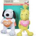 Dog Toys Snoopy 2pc Plush Squeakers