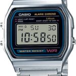 Casio A158WA Series | Unisex Digital Watch | Vintage | WR | 100 SEC Stop Watch | Daily Alarm | Regular Time Keeping: Hour, Minute, Second, PM, Date, Day | Led Light | 7 Yr Battery