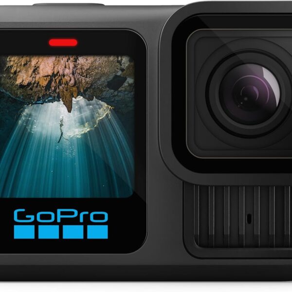 GoPro HERO13 Black - Waterproof Action Camera with 5.3K60 Video, 27MP Photo + Compatability with HB-Series Lenses