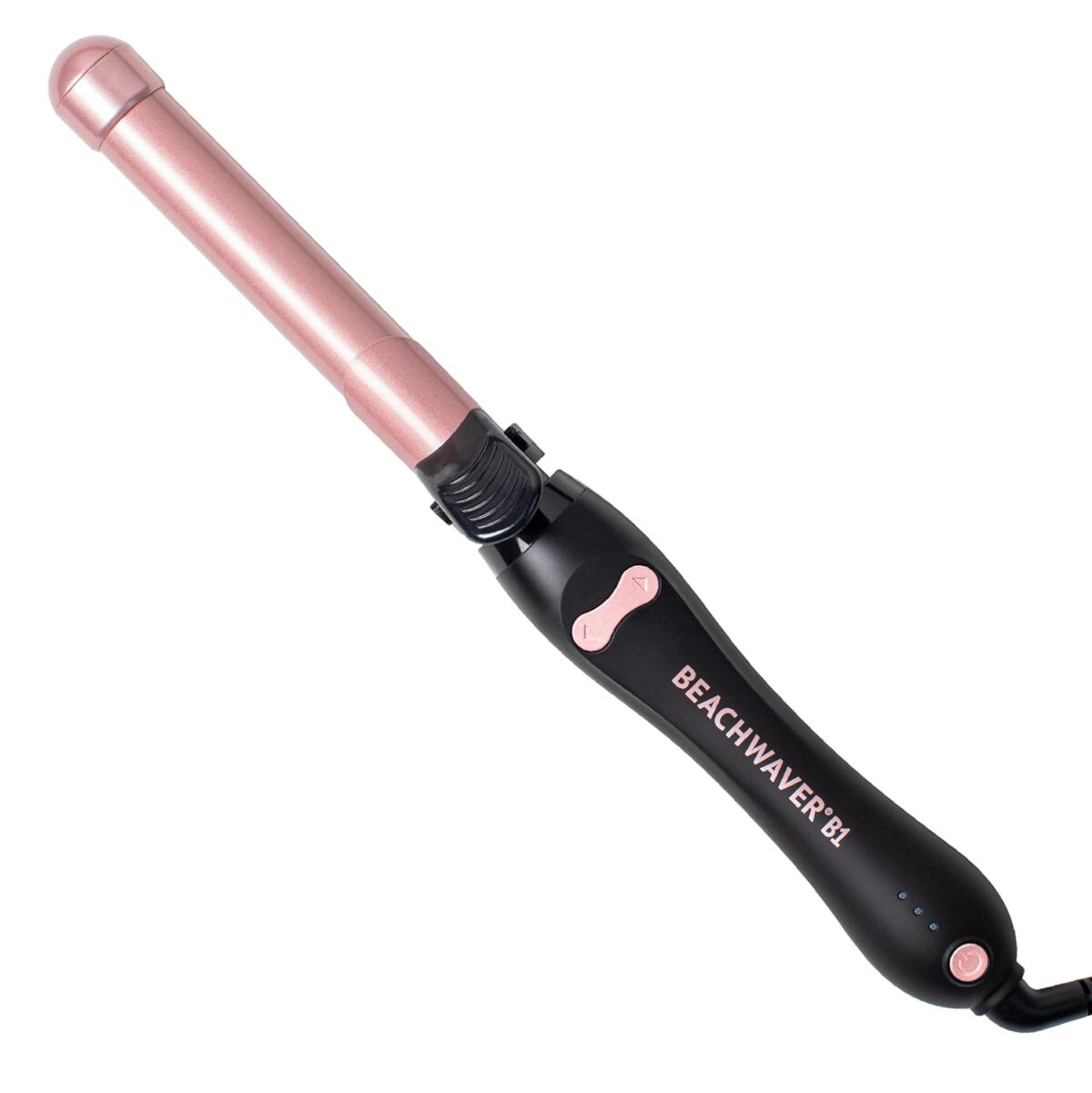 Beachwaver B1 Rotating Curling Iron - Automatic 1 Inch Ceramic Curling Iron - Easy-to-Use Spinning Wand for Long-Lasting Waves - Auto-Shut Off, Travel-Friendly, Dual Voltage (BW160) in Midnight Rose - Image 1
