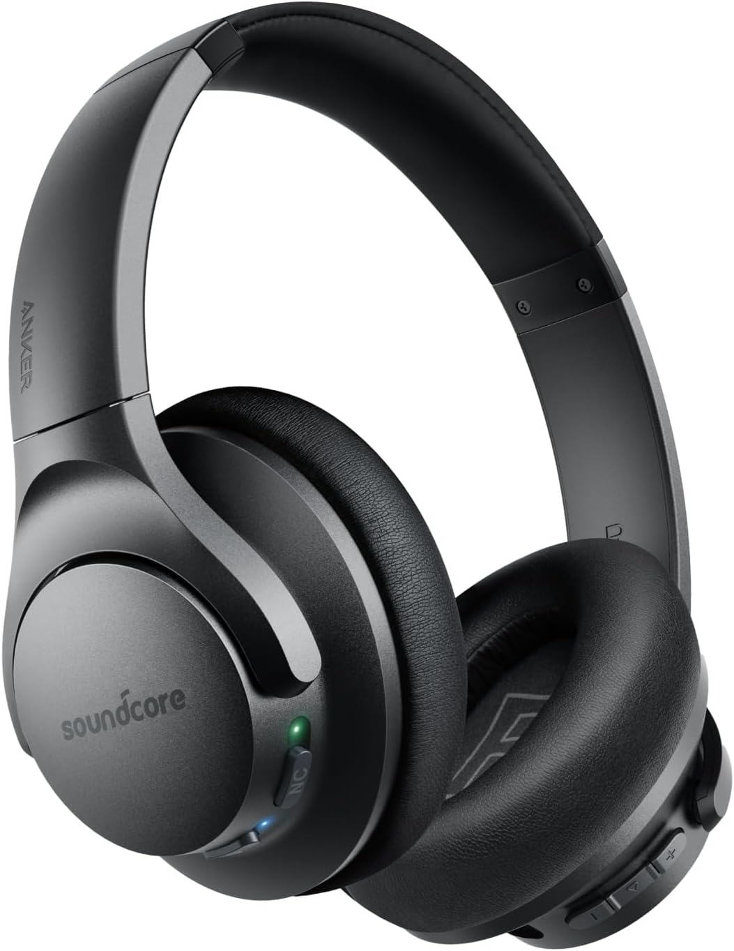 61OHplw85eL. AC SL1500 .jpg Soundcore Anker Life Q20 Hybrid Active Noise Cancelling Headphones, Wireless Over Ear Bluetooth Headphones, 60H Playtime, Hi-Res Audio, Deep Bass, Memory Foam Ear Cups, Travel, Office, USB-C Charging - Image 1