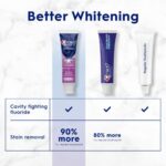 Crest 3D White Advanced Luminous Mint Teeth Whitening Toothpaste, Crest Toothpaste, 3.7 oz Pack of 4 - Helps Remove Surface Stains, Whitens Teeth, Strengthens Tooth Enamel, Protects Against Cavities - Image 4