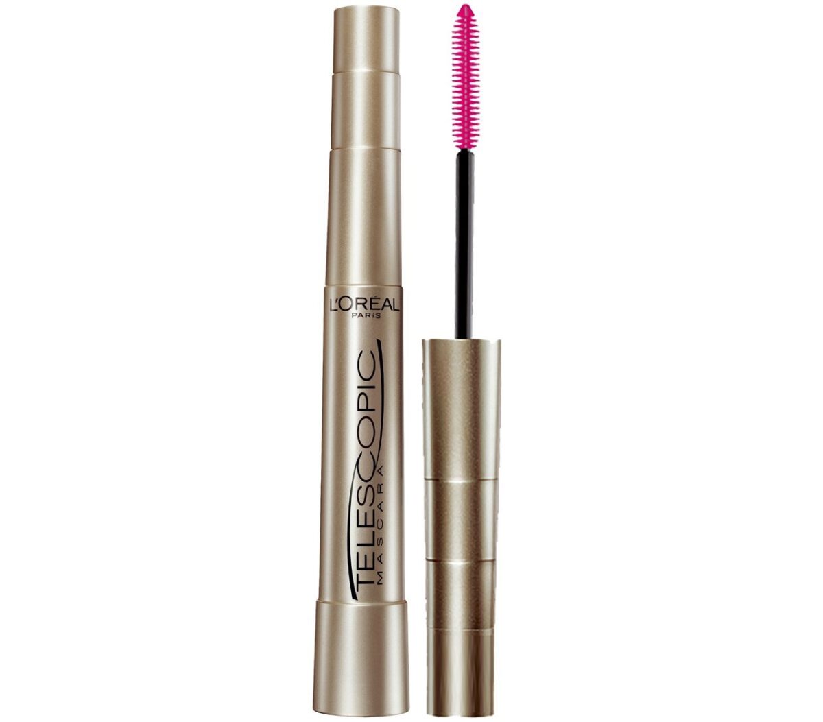 L'Oreal Paris Makeup Telescopic Original Lengthening Mascara, Blackest Black, 0.27 Fl Oz (1 Count) - Image 1