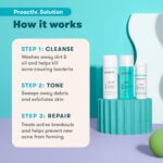 Proactiv 3 Step Acne Treatment - Benzoyl Peroxide Face Wash, Repairing Acne Spot Treatment for Face and Body, Exfoliating Toner - 30 Day Complete Acne Skin Care Kit - Image 3