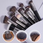 MAANGE Makeup Brushes 54 Pcs Makeup Tool Set, Multi-functional Makeup Kit Premium Synthetic Brush Make up Brushes Set for Women Girl (Black, 54 Pcs) - Image 3