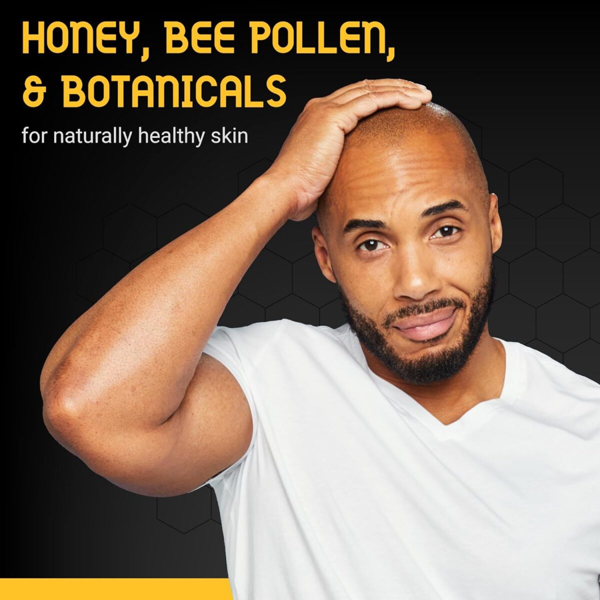 Bee Bald HEAL Aftershave for Men Healing Balm, Immediately Calms & Soothes Damaged Skin, Treats Bumps, Redness, Razor Burn & Other Shaving Irritations (2 Fl Oz) - Image 4
