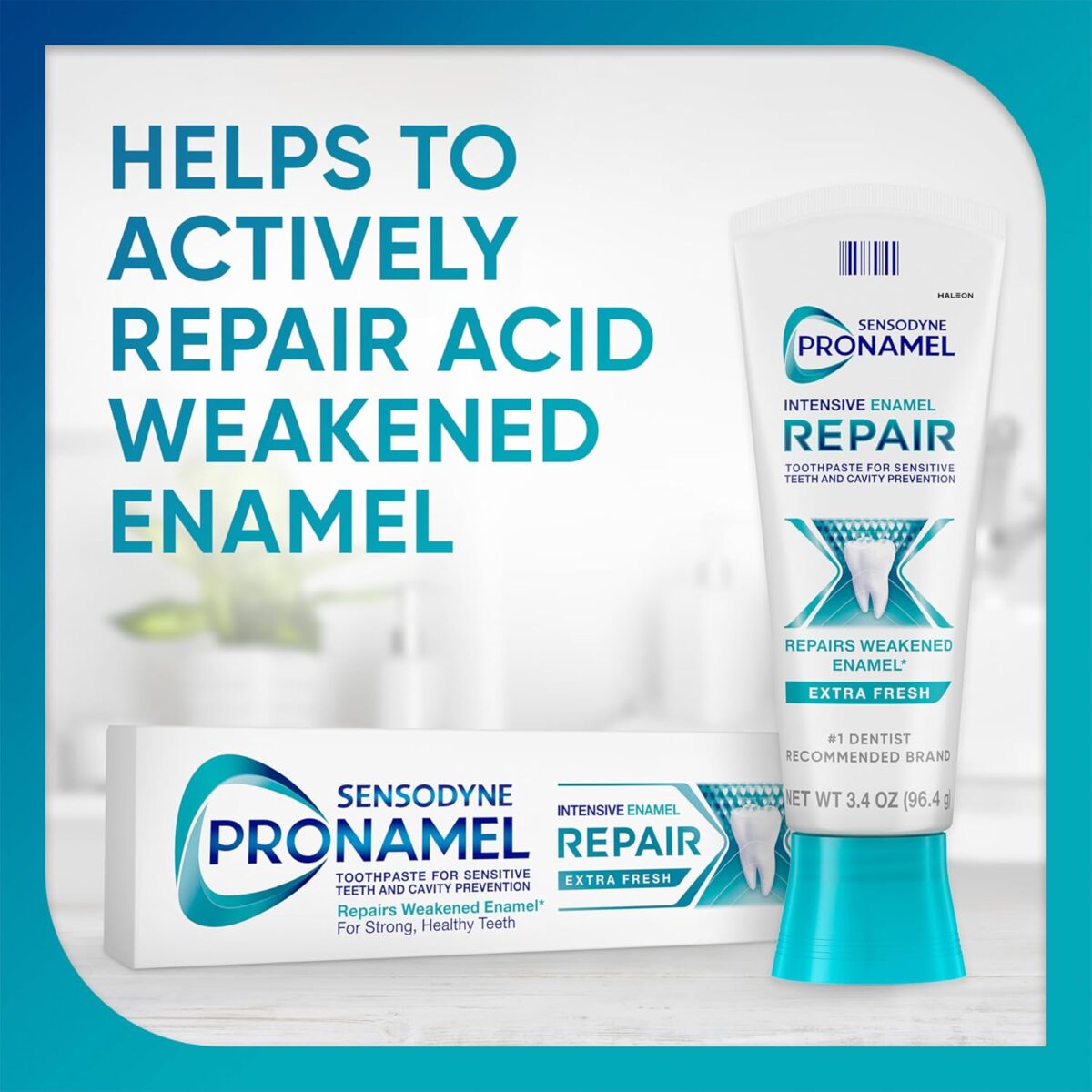 Sensodyne Pronamel Intensive Enamel Repair Toothpaste for Sensitive Teeth, to Reharden and Strengthen Enamel, Extra Fresh - 3.4 Ounces - Image 2