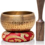 Tibetan Singing Bowls Set~ Meditation Sound Bowl hand Hammered in Nepal For Yoga, Meditation, Mindfulness, Healing & Chakra balancing~ (3 inch)