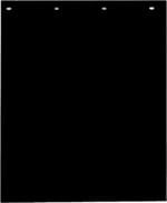 Buyers Products RC30PPB, 2 Pack, Super Durable Black Polymer Mudflaps 24x30 Inch, Mud Flaps are NOT Rubber