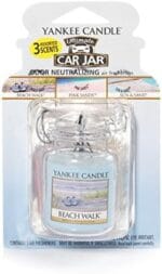 Yankee Candle Hanging Car Jar Ultimate 3-Pack Air Fresheners, Neutralizes Odors Up to 30 Days, Includes: Beach Walk, Pink Sands, and Sun and Sand (Pack of 3)