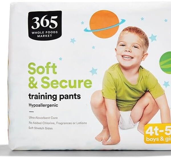 365 by Whole Foods Market, Unisex 4T-5T Training Pants, 18 Count