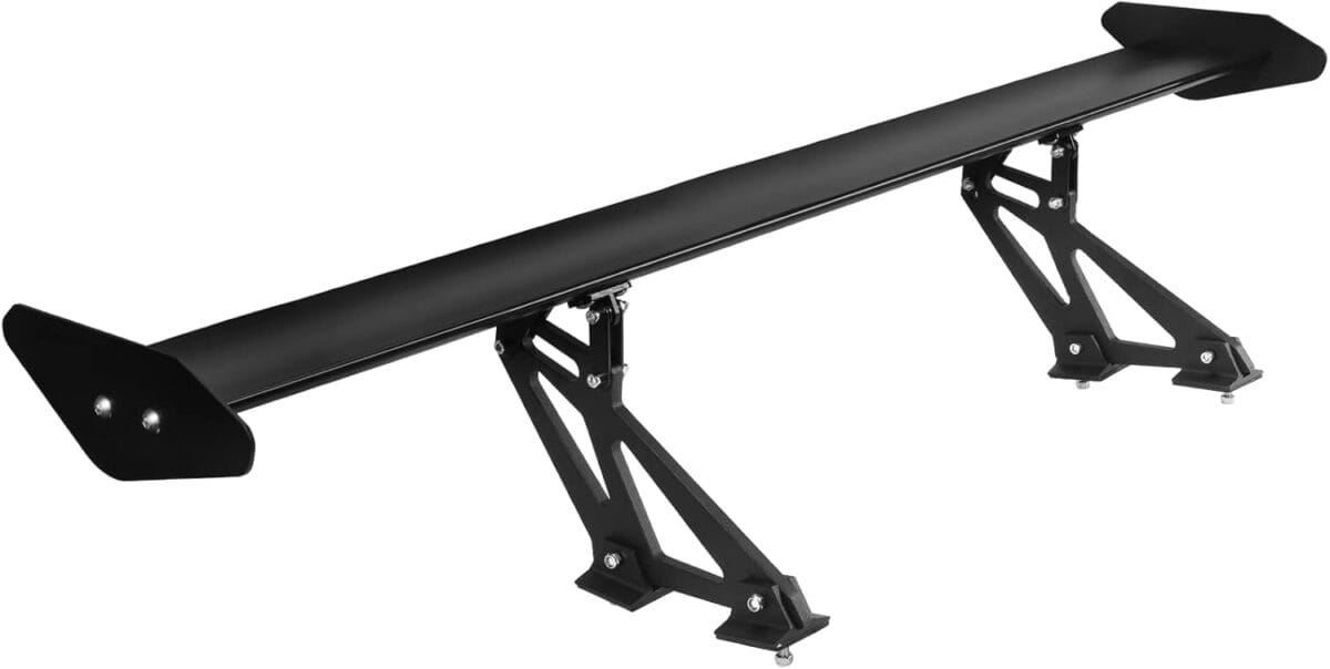 WAYSKA Universal Spoiler 43.3 Inches Car Spoiler Aluminum Spoilers Wing for Cars