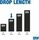 B&W Trailer Hitches Tow & Stow Adjustable Trailer Hitch Ball Mount – Fits 2.5″ Receiver, Dual Ball (2″ x 2-5/16″), 5″ Drop, 18,000 GTW – TS20037B