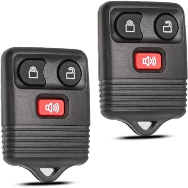 Key Fob Keyless Entry Fits for Ford F150 F250 F350 Explorer Expedition 1998-2016 / Ranger Escape Edge E150 Freestar/Lincoln Navigator Mazda 3 Button Remote Control Replacement CWTWB1U345