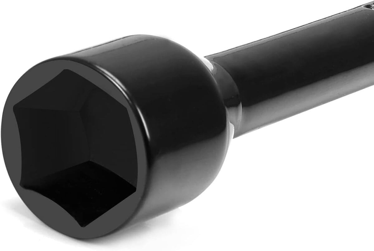 Torin TRX31101-14F Professional 14″ Universal Heavy Duty 4-Way Cross Lug Wrench, Black