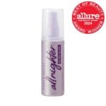 Urban Decay All Nighter Extra Glow Dewy Makeup Setting Spray for Face, Transfer-proof, Long-lasting 16 HR Wear, Hyaluronic Acid & Agave Extract, Radiant Finish, Oil-free, Paraben-free, Vegan – 4 fl oz