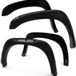 Tyger Auto Fender Flares Compatible with 2002-2008 Dodge Ram 1500; 2003-2009 2500 3500 (Not Fit 06-09 8ft Bed Models), Fine-Textured Paintable Bolt-Riveted Style 4pc | TG-FF8D4078