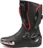 Motorcycle Riding Boots Motorcycle Leather Boots for Women and Men Protection Anti Slip Racing Sports