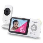 VTech VM819 Baby Monitor with Camera and Audio, 2.8 Screen Portable Baby Camera, Night Vision, 2-Way Audio, Temperature Sensor and Lullabies, Secure Transmission No WiFi, Ideal for Baby/Elderly/Pet