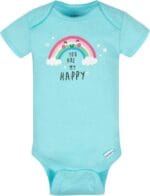 Gerber Baby Girls’ 8-Pack Short Sleeve Onesies Bodysuits
