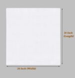 RUVANTI 6 Pack Birdseye Flat-Fold Cloth Diapers for Babies, 100% Cotton Extra Large Reusable Diapers 24×24 Inches, Baby Burp Cloths