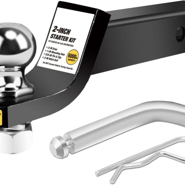 BIG RED ATRLY2003R Torin Trailer Hitch Mount and Ball: 6,000 lb Capacity