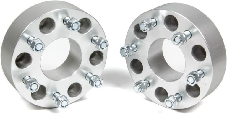 Rough Country 2" Wheel Spacer (fits) 88-20 Chevy Silverado GMC Sierra 1500 | 92-20 Tahoe | Yukon Suburban | 6x5.5 | 1101,Aluminum
