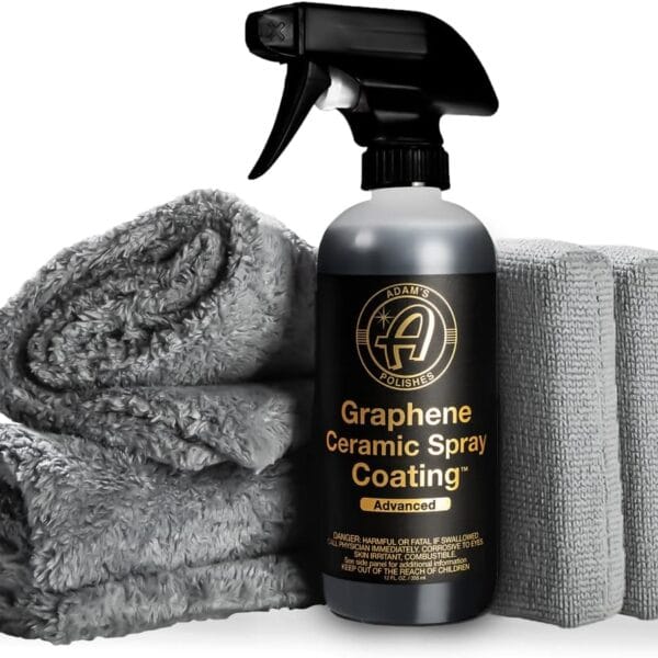 Adam's Polishes Advanced Graphene Ceramic Spray Coating - 18+ Months Sprayable Graphene Oxide Ceramic Coating for Cars, Boats, RV's & Motorcycle | Adds Extreme Gloss, Depth, Shine & Protection