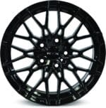 RTX V20 Custom Wheel – 17×7.5, 42 Offset, 5×114.3 Bolt Pattern, 73.1mm Hub – Gloss Black Rim