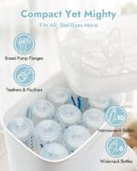 Papablic Baby Bottle Electric Steam Sterilizer and Dryer