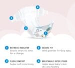 Amazon Brand – Mama Bear Plush Protection Diapers – Size 3, 40 Count, Hypoallergenic Premium Disposable Baby Diapers, White and Cloud Dreams