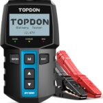 TOPDON BT100 Car Battery Tester 12V Load Tester, 100-2000 CCA Automotive Alternator Tester Digital Auto Battery Analyzer Charging Cranking System Tester for Car Truck Motorcycle ATV SUV Boat Yacht