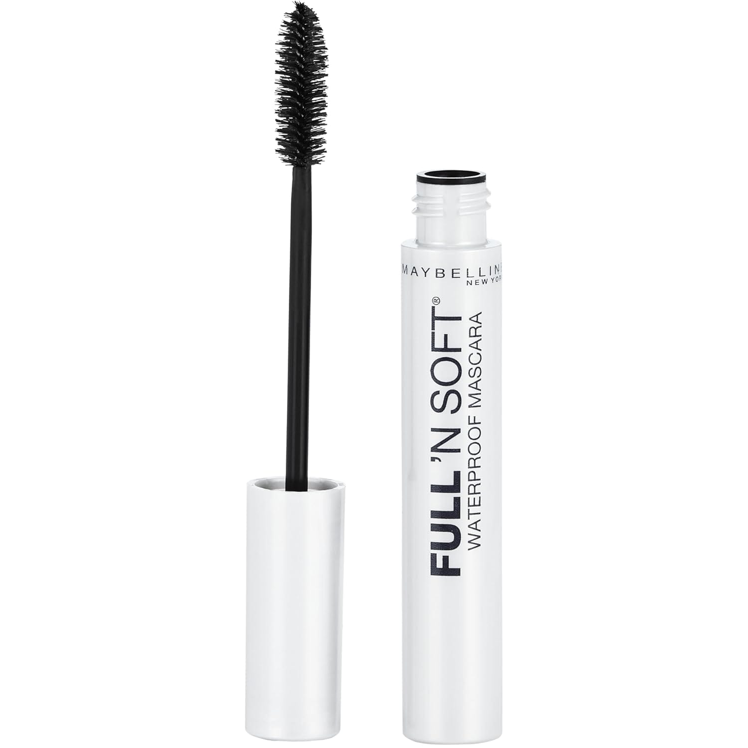 Maybelline Full 'N Soft Waterproof Mascara, Very Black, 1 Count Maybelline Full 'N Soft Waterproof Mascara, Very Black, 1 Count