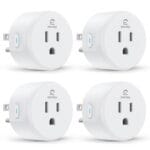 EIGHTREE Smart Plug, Smart Home WiFi Outlet Works with Alexa & Google Home, Smart Socket with Remote Control & Timer Function, 2.4GHz WiFi Only, 4 Packs
