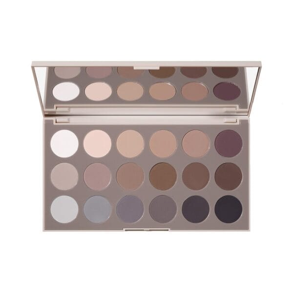 Morphe 18CT Makeup Palette - Matte Essentials Artistry Palette with Cool-Toned, All Matte Shades - Made to Build, Blend & Layer Flawlessly for Everyday, Versatile Makeup Looks (0.68 oz)