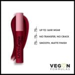 NYX PROFESSIONAL MAKEUP Lip Lingerie XXL Matte Liquid Lipstick – Sizzlin’ (Oxblood Red)