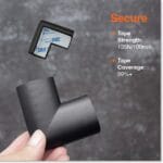 Roving Cove Corner Protector for Baby (4 Large Corners) – Hefty-Fit Heavy-Duty Soft Rubber Foam Furniture Corner Bumper Guards, 3M Adhesive Pre-Taped, Onyx Black