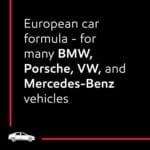 Mobil 1 FS European Car Formula Full Synthetic Motor Oil 0W-40, 5 Quart