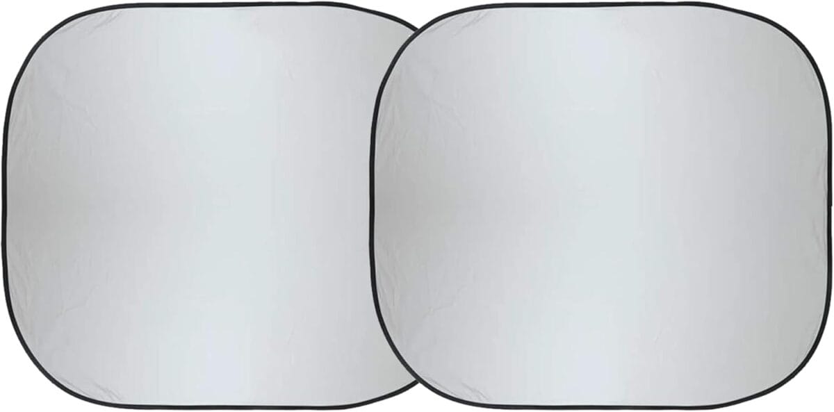 EcoNour Car Windshield Sun Shade Foldable | Front Windshield Shade for Sun, Heat and UV Rays | Sunshade for Car Front Window and Interior Sun Protection | Medium (28 x 31 inches)