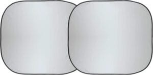 EcoNour Car Windshield Sun Shade Foldable | Front Windshield Shade for Sun, Heat and UV Rays | Sunshade for Car Front Window and Interior Sun Protection | Medium (28 x 31 inches)