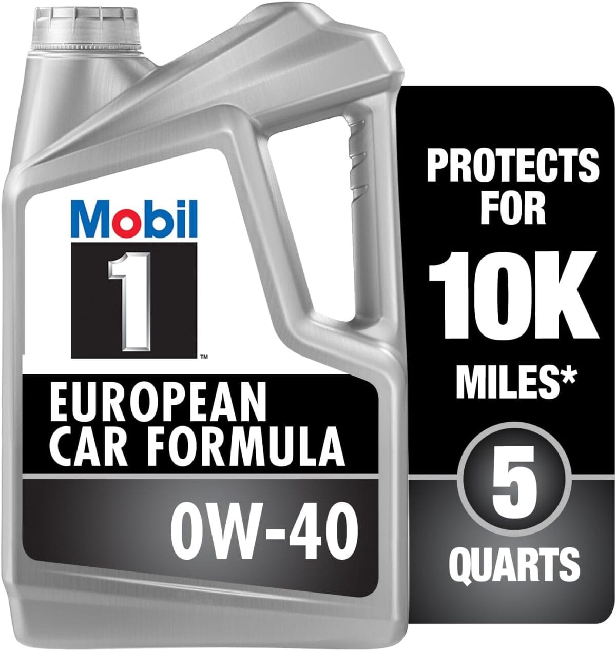 Mobil 1 FS European Car Formula Full Synthetic Motor Oil 0W-40, 5 Quart
