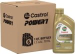 Castrol Power1 4T 10W-40 Full Synthetic Motorcycle Oil, 1 Quart, Pack of 6