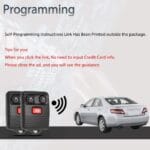 Key Fob Keyless Entry Fits for Ford F150 F250 F350 Explorer Expedition 1998-2016 / Ranger Escape Edge E150 Freestar/Lincoln Navigator Mazda 3 Button Remote Control Replacement CWTWB1U345