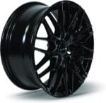 RTX V20 Custom Wheel – 17×7.5, 42 Offset, 5×114.3 Bolt Pattern, 73.1mm Hub – Gloss Black Rim