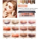 12-Color Pro Makeup Kit for Women – Eyeshadow, Foundation, Lipstick, Blush, Brushes, Eyeliner Stamp