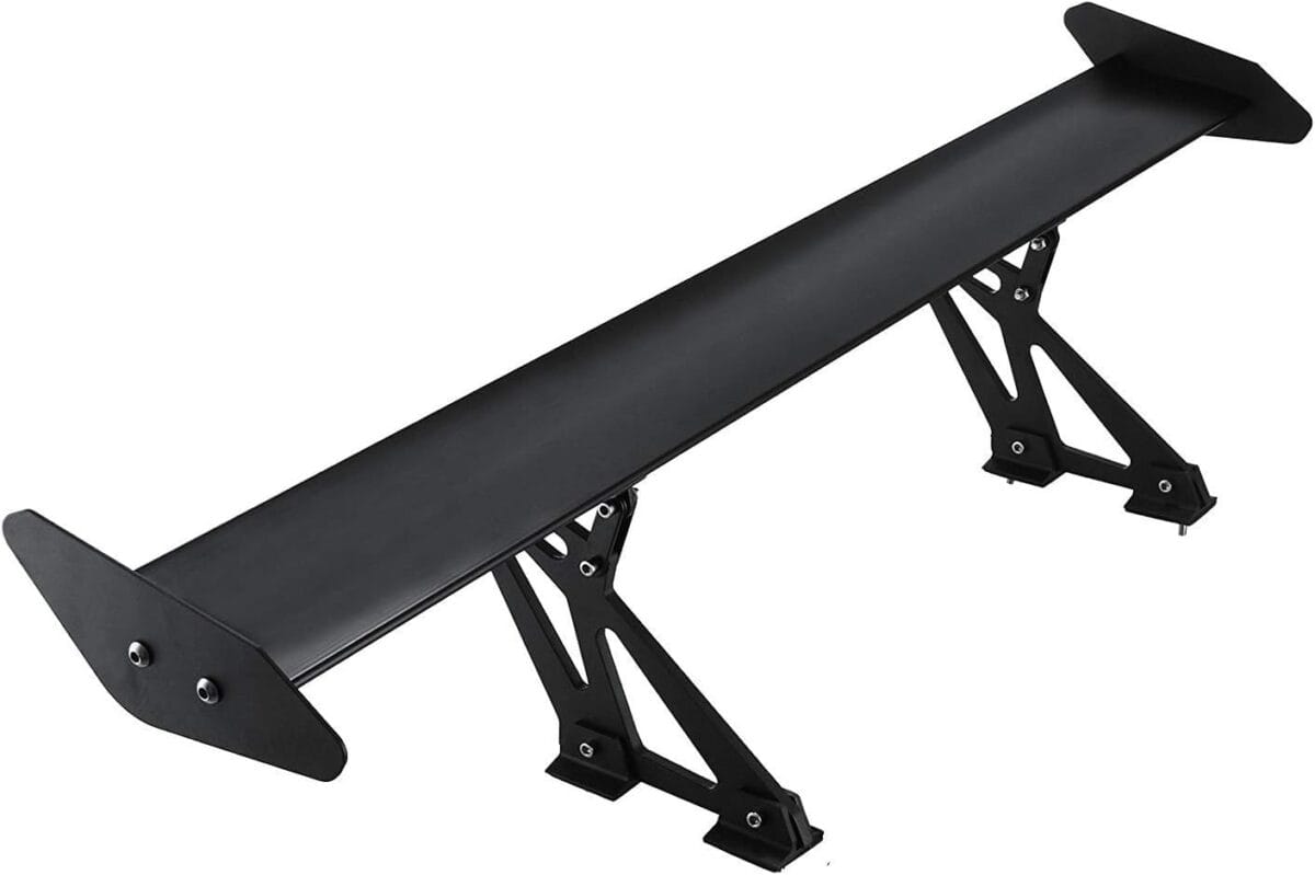 Mophorn GT Wing Spoiler 43.3inch Adjustable Universal Lightweight Aluminum Car Rear Spoiler Wing,Racing Spoiler BGW/JDM Drift