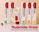 Red Seal Fluoride Free Toothpaste – Baking Soda – Herbal & Mineral Formula, Vegan-Friendly, Cruelty-Free, SLS and Paraben-Free, No Artificial Flavors, NATRUE Certified Natural, Dry Mouth Relief